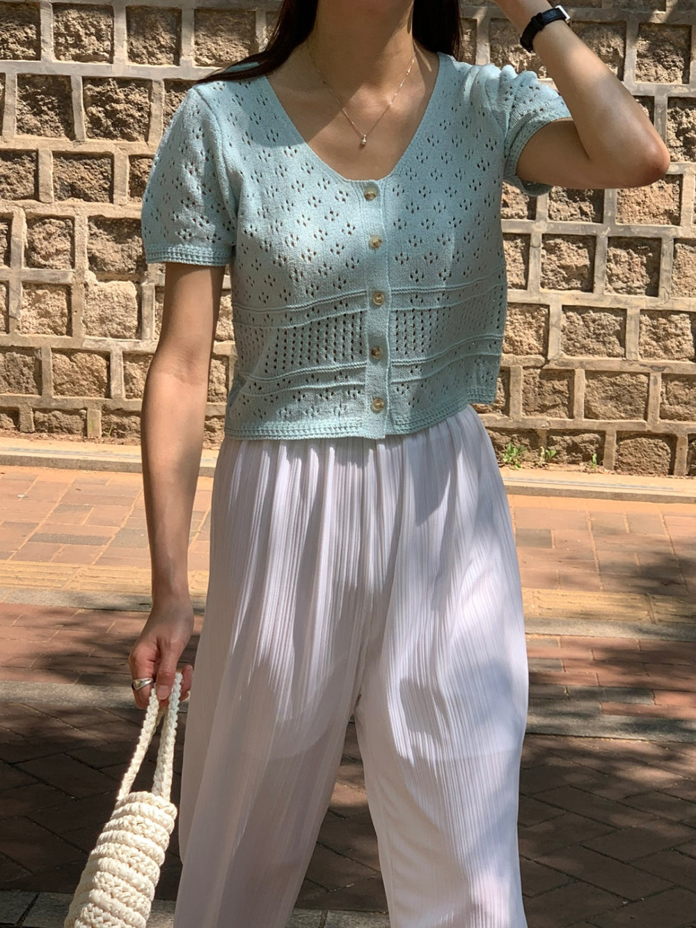 Flute cardigan-3col