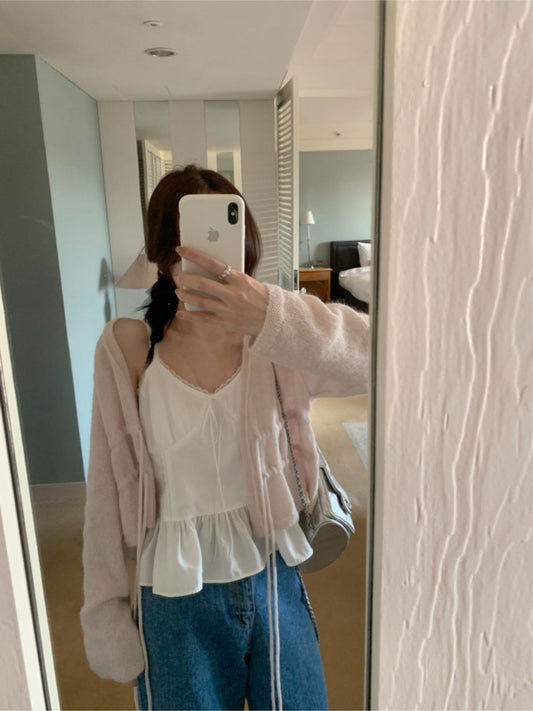 Apple frill bustier-2col