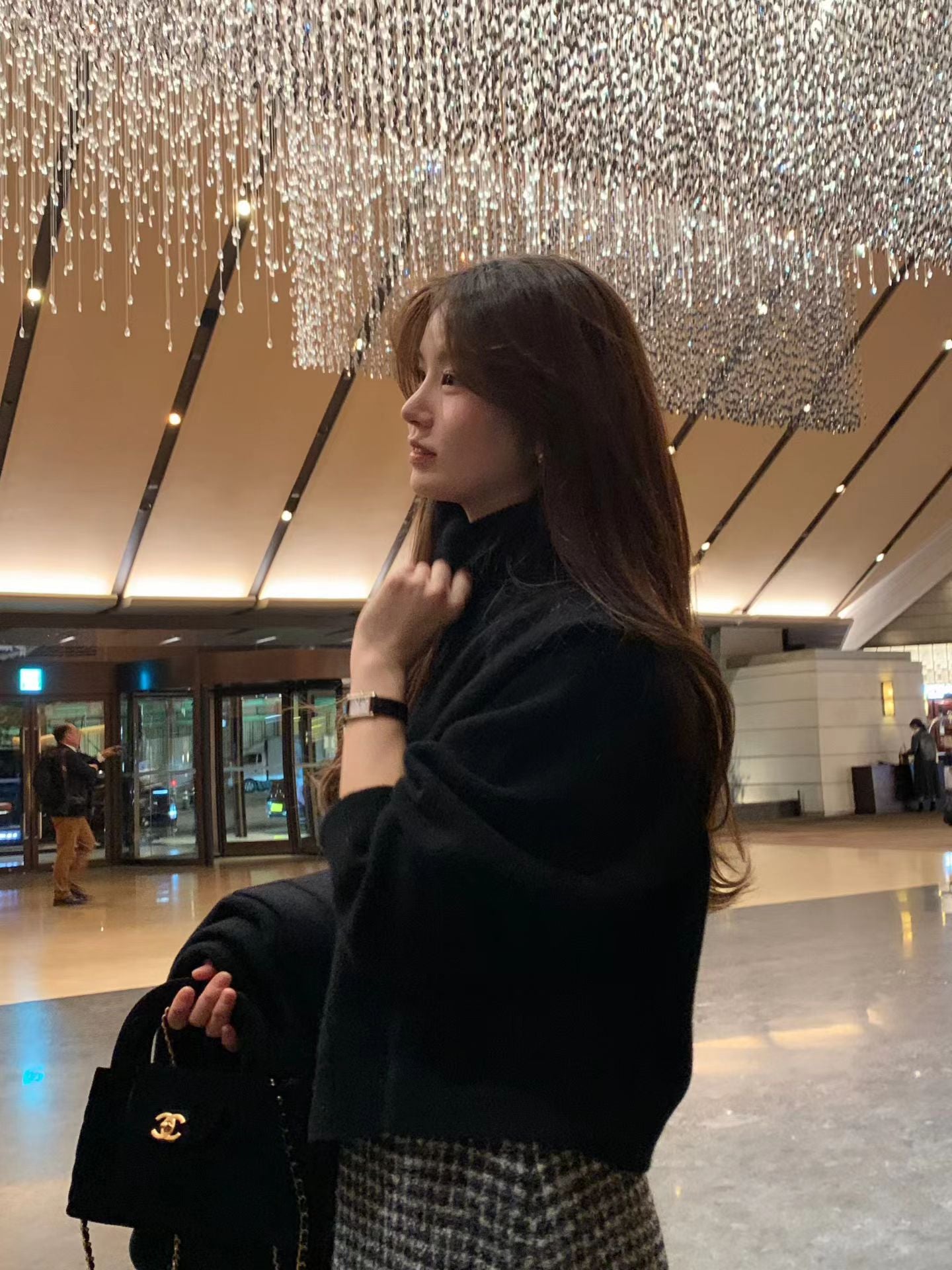 Ounce cash raglan turtleneck knit-3col