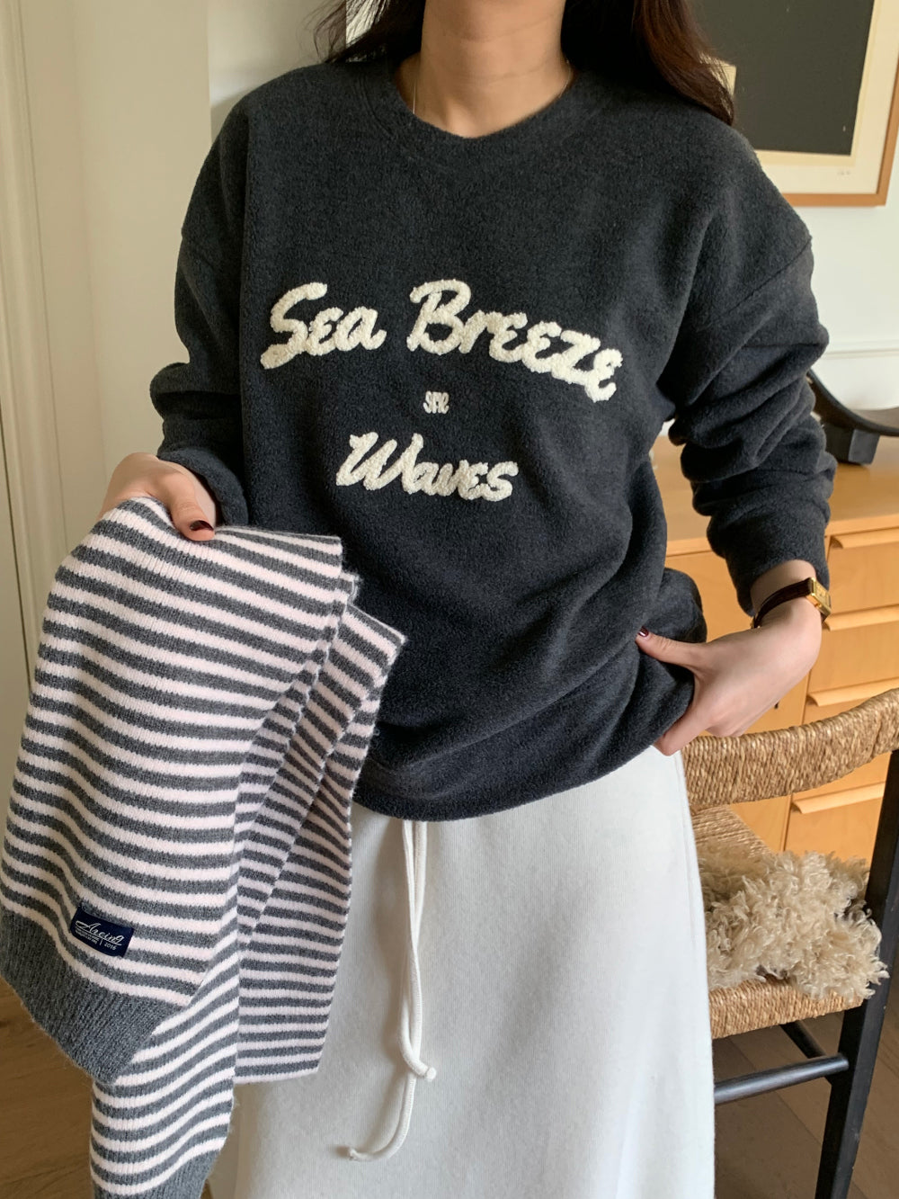 Homme knit muffler-3col