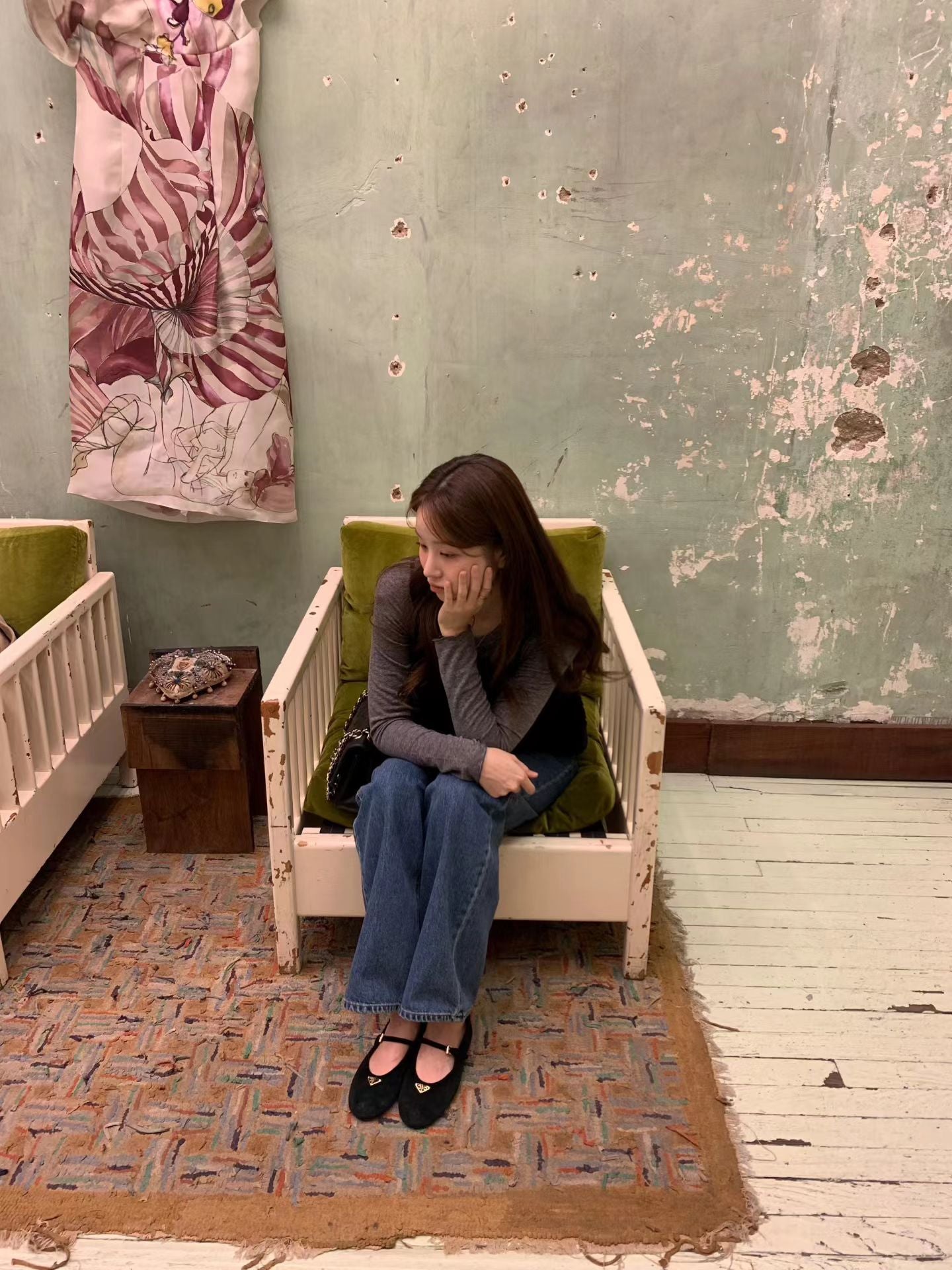 Ounce shea layered T-3col