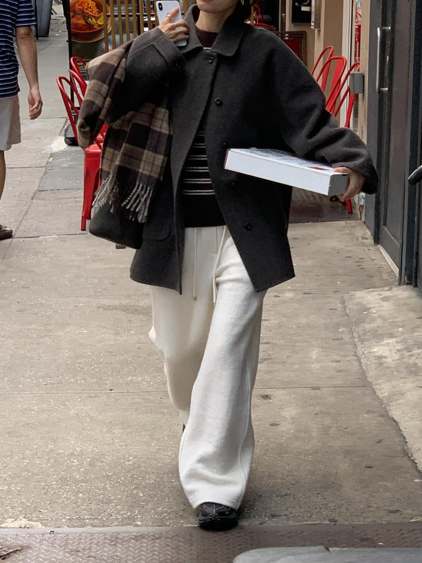 Bruni half handmade coat