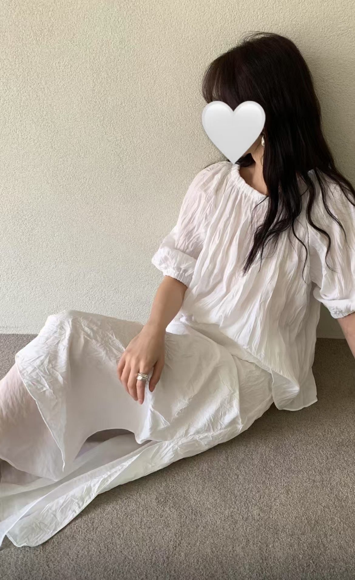 deondo crease off blouse-2col