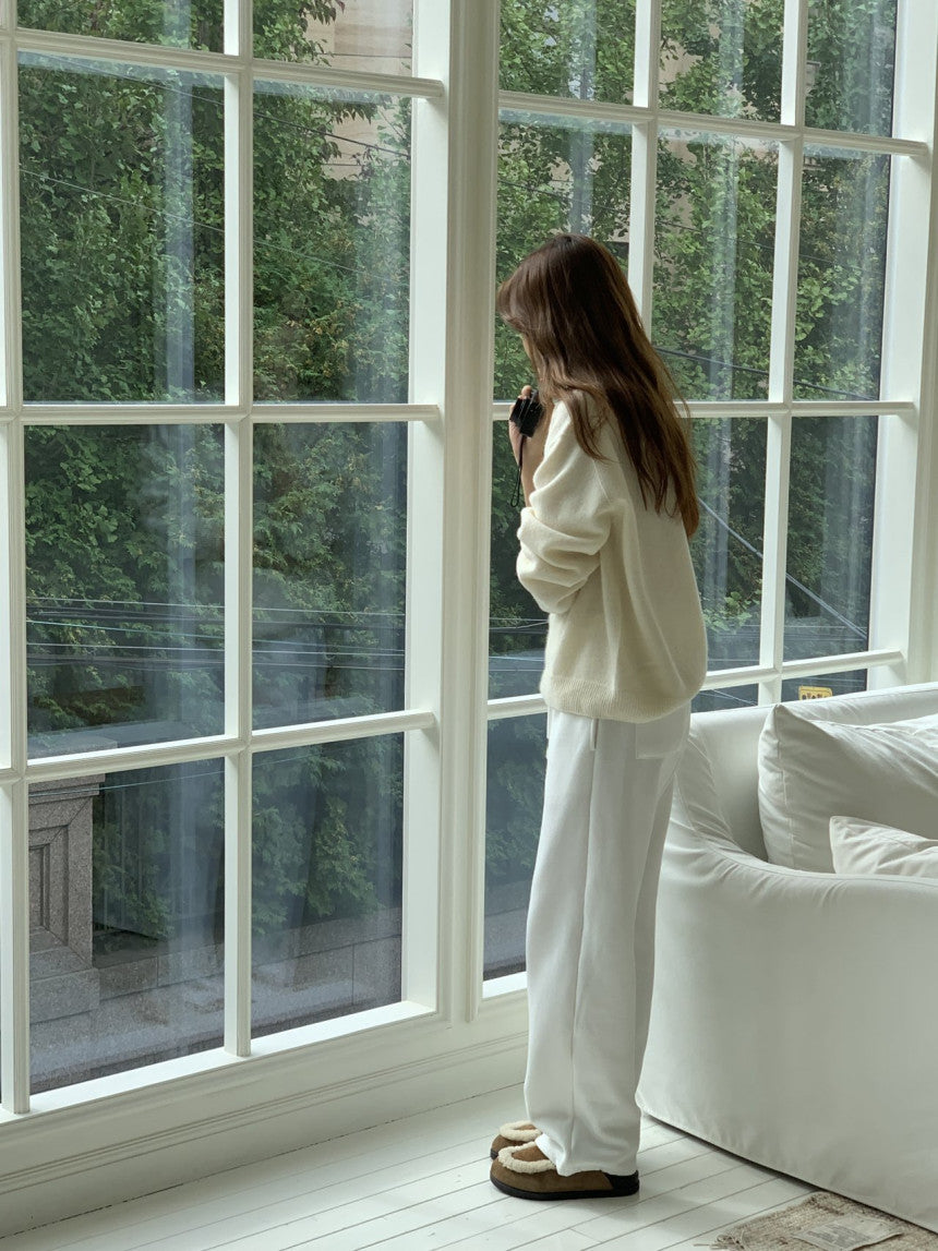 Elin cashmere wholega boat neck knit-4col