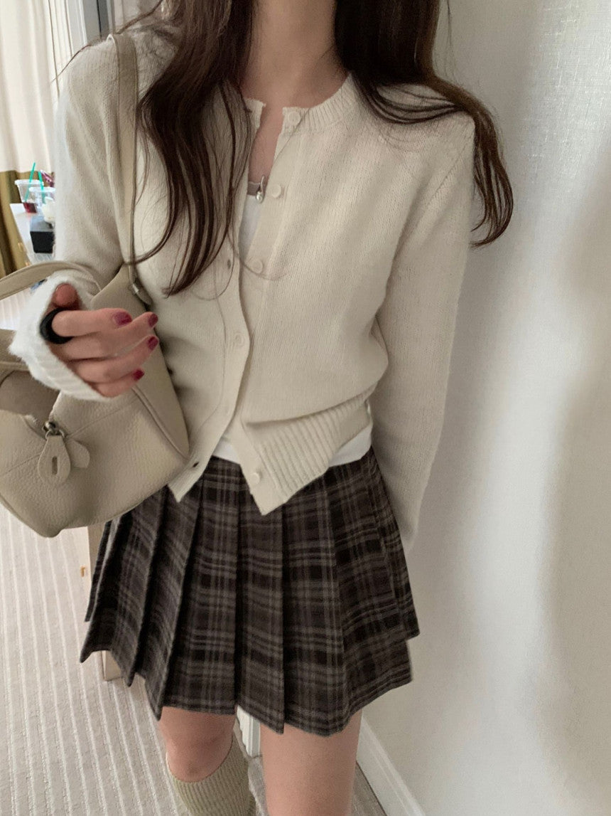 Michelle baby alpaca cardigan-4col