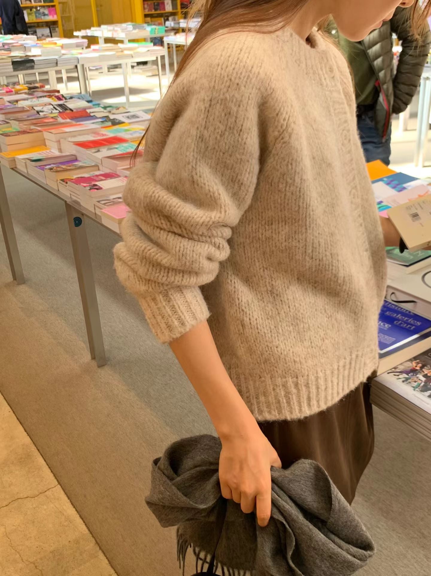 Ounce jane round cardigan-2col