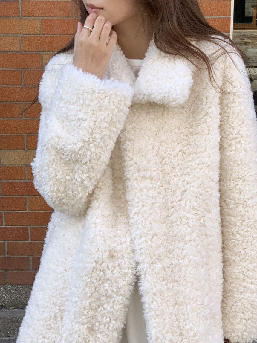 Ales reversible fur shearling jacket-2col