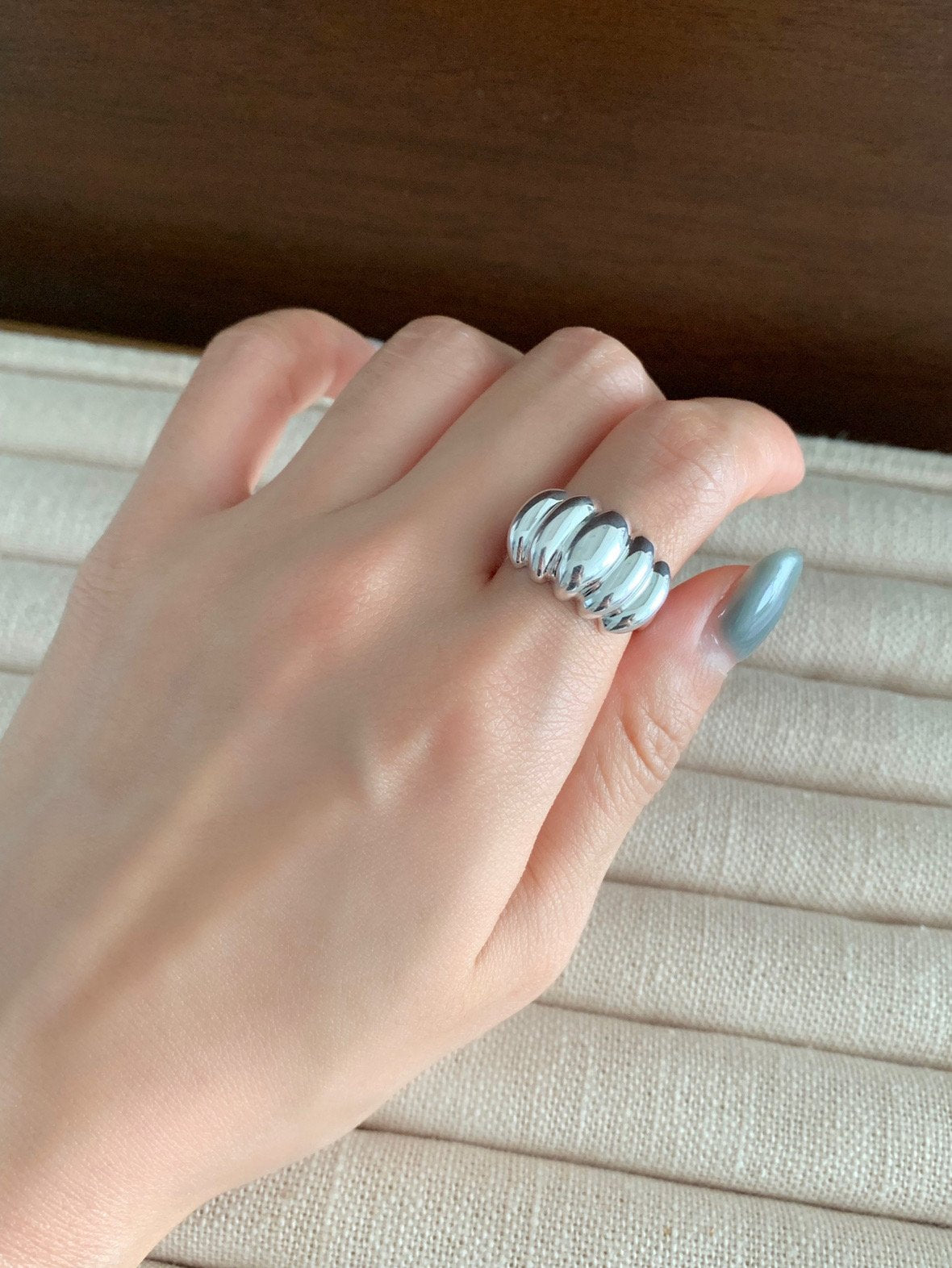 Pumpkin open ring