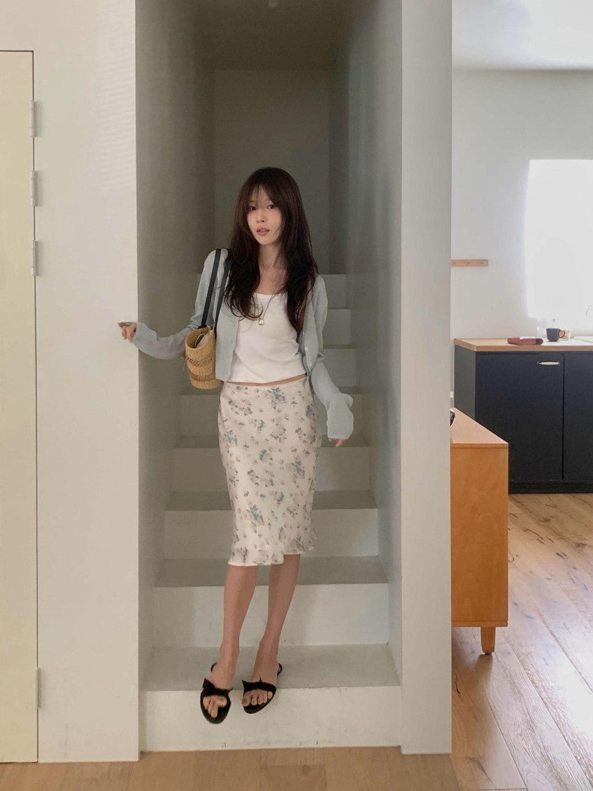 Flower skirt-2col
