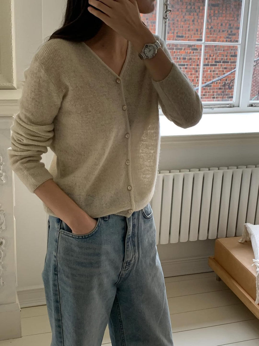 Kozie mohair cardigan-3col