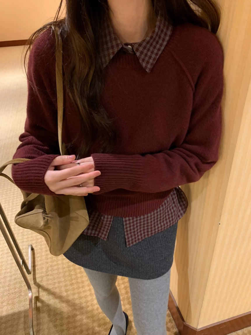 wool reglan knit-4col