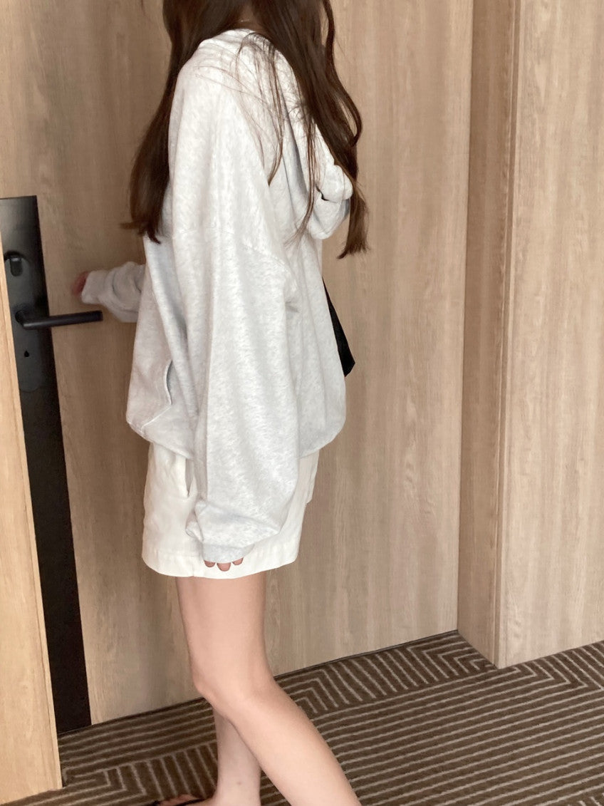 summer 2way hood zip up-2col