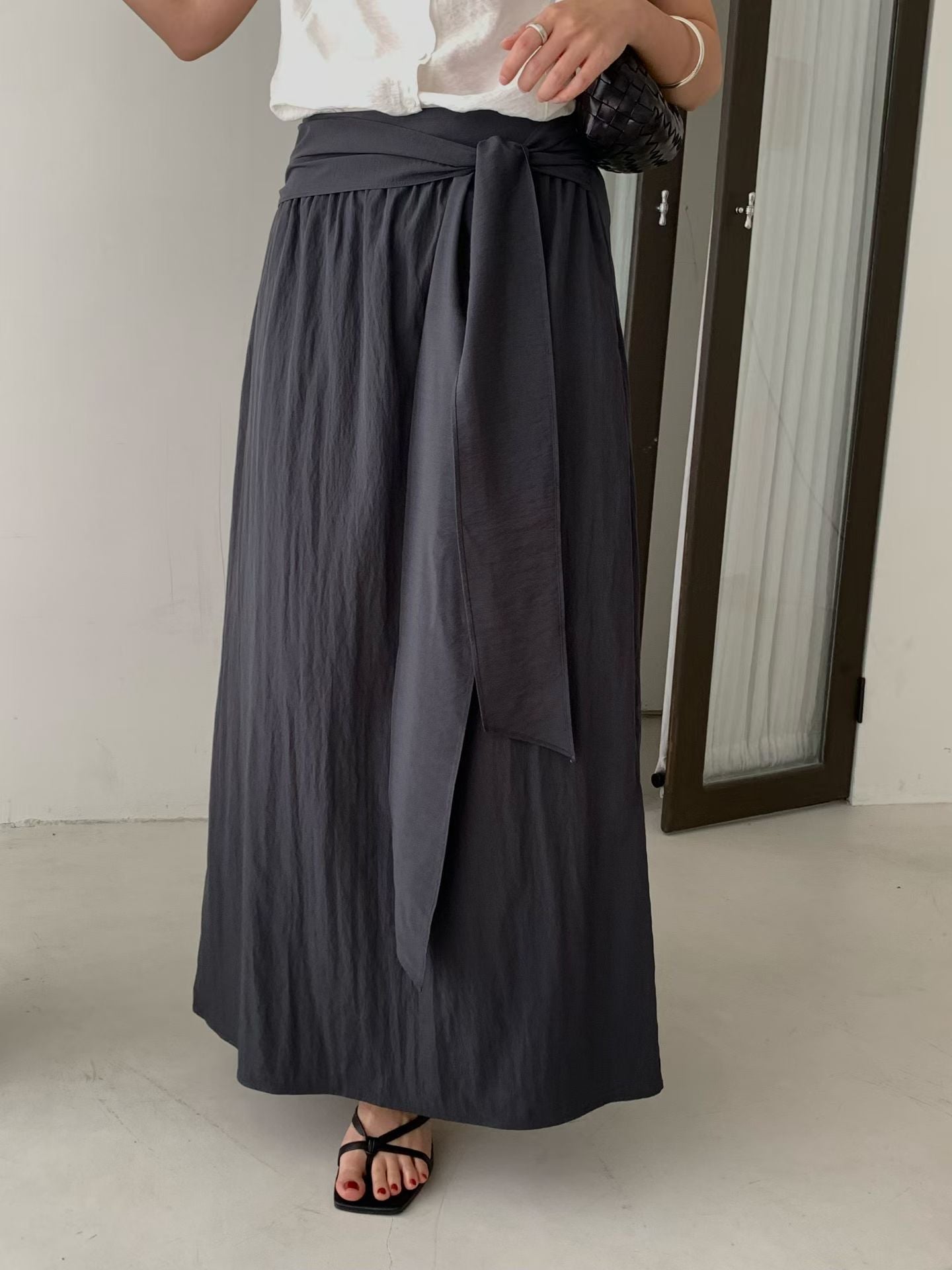 Jeanne maxi skirt-2col