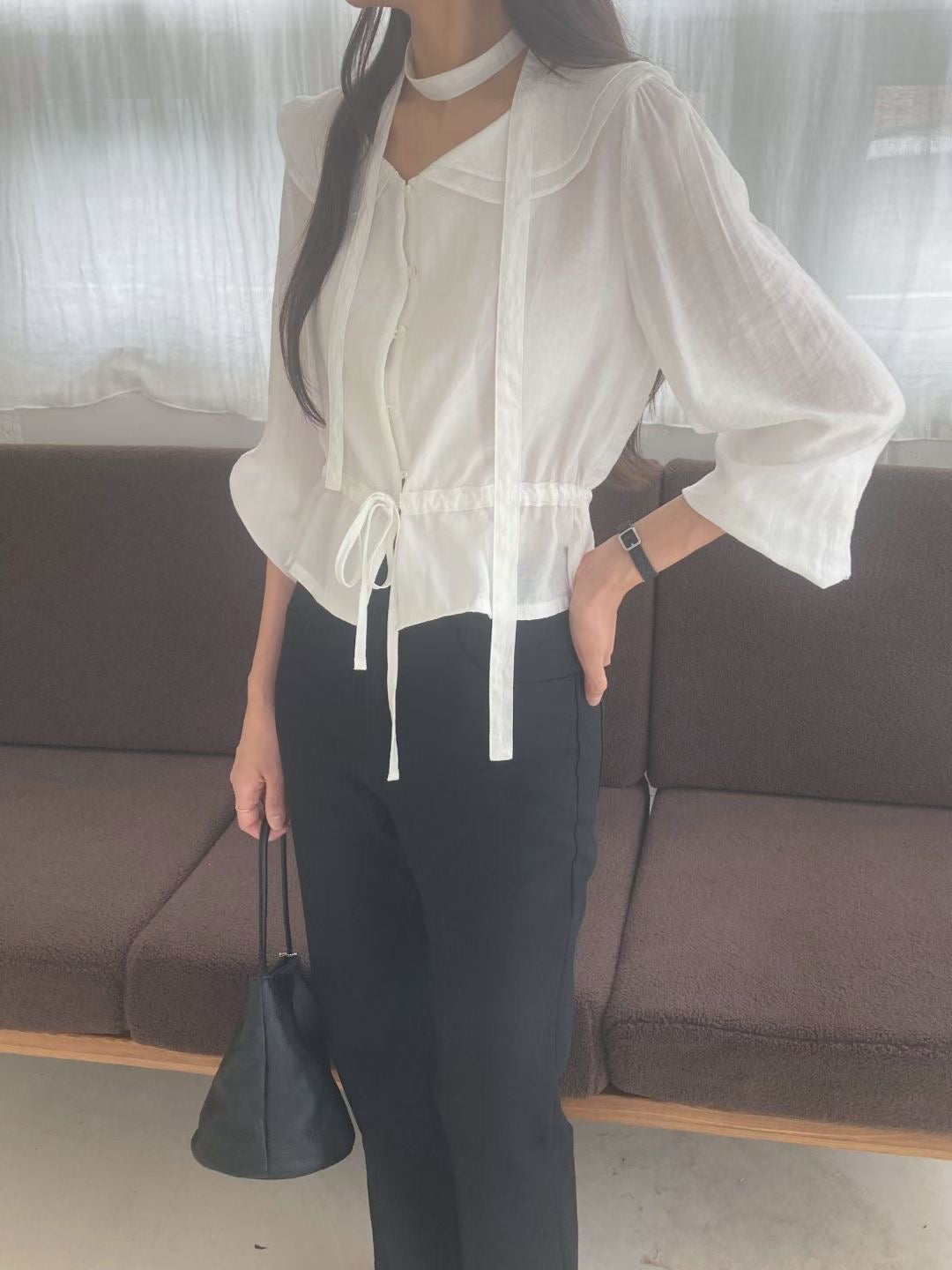 Leju blouse-2col