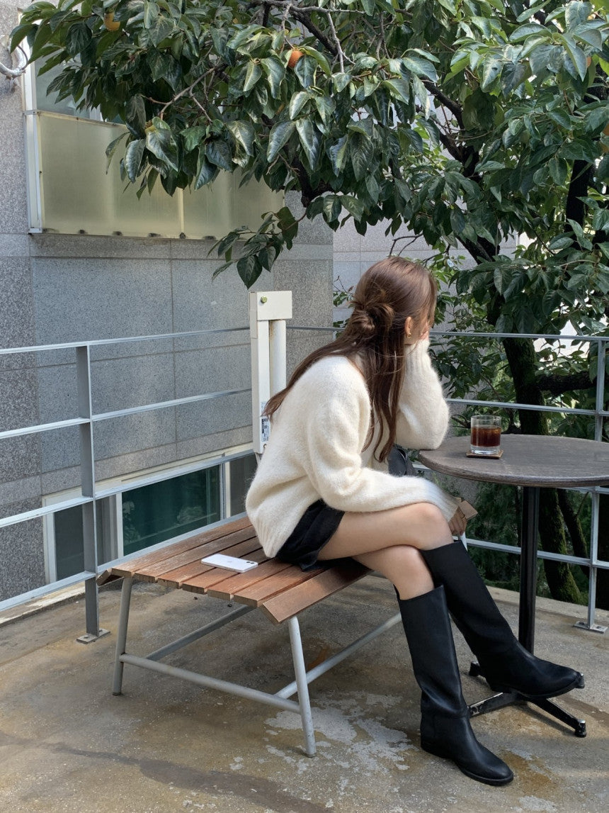 Lucy alpaca wholega cardigan-3col