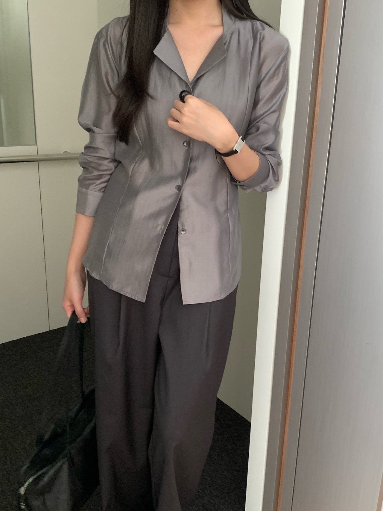 Dear collar blouse-3col
