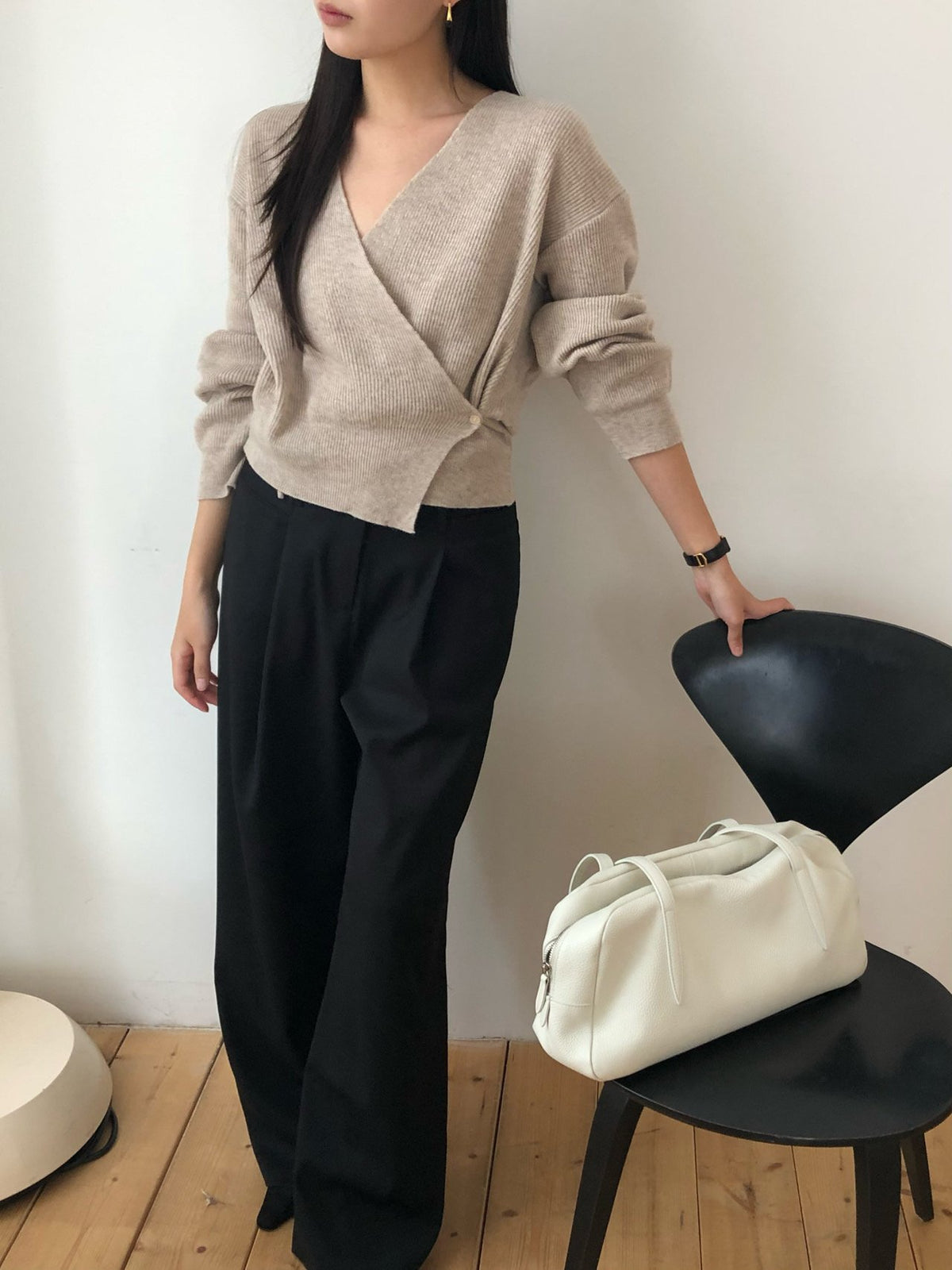 line wrap knit-3col
