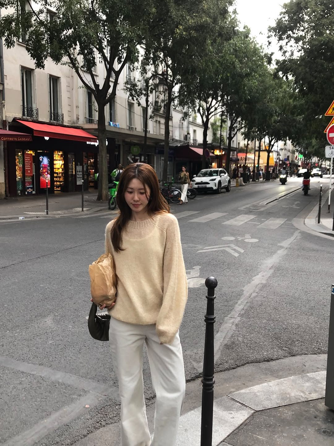 Row mohair balloon knit-2col