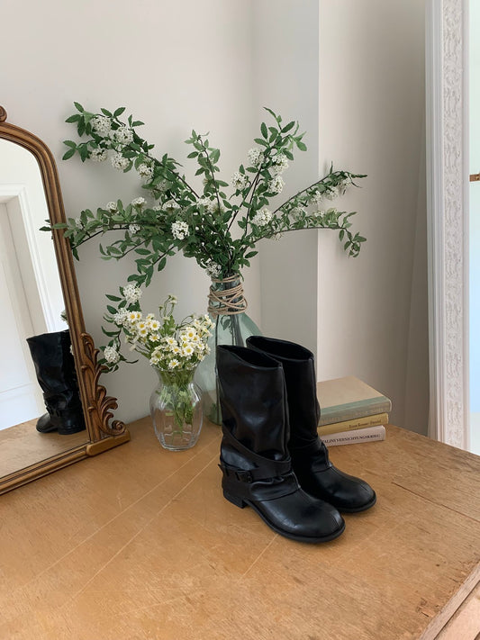 Heize Slouch Half Boots