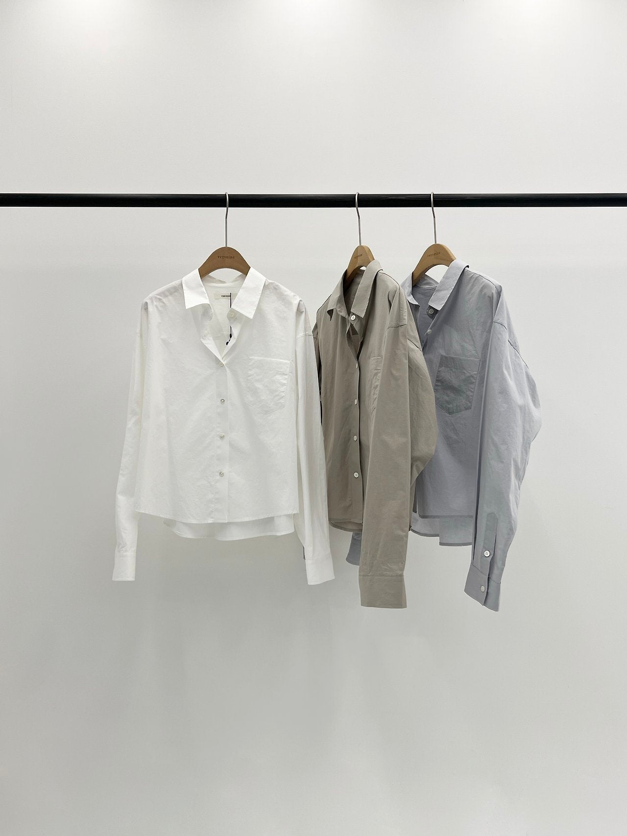Lian cotton crop shirt-3col