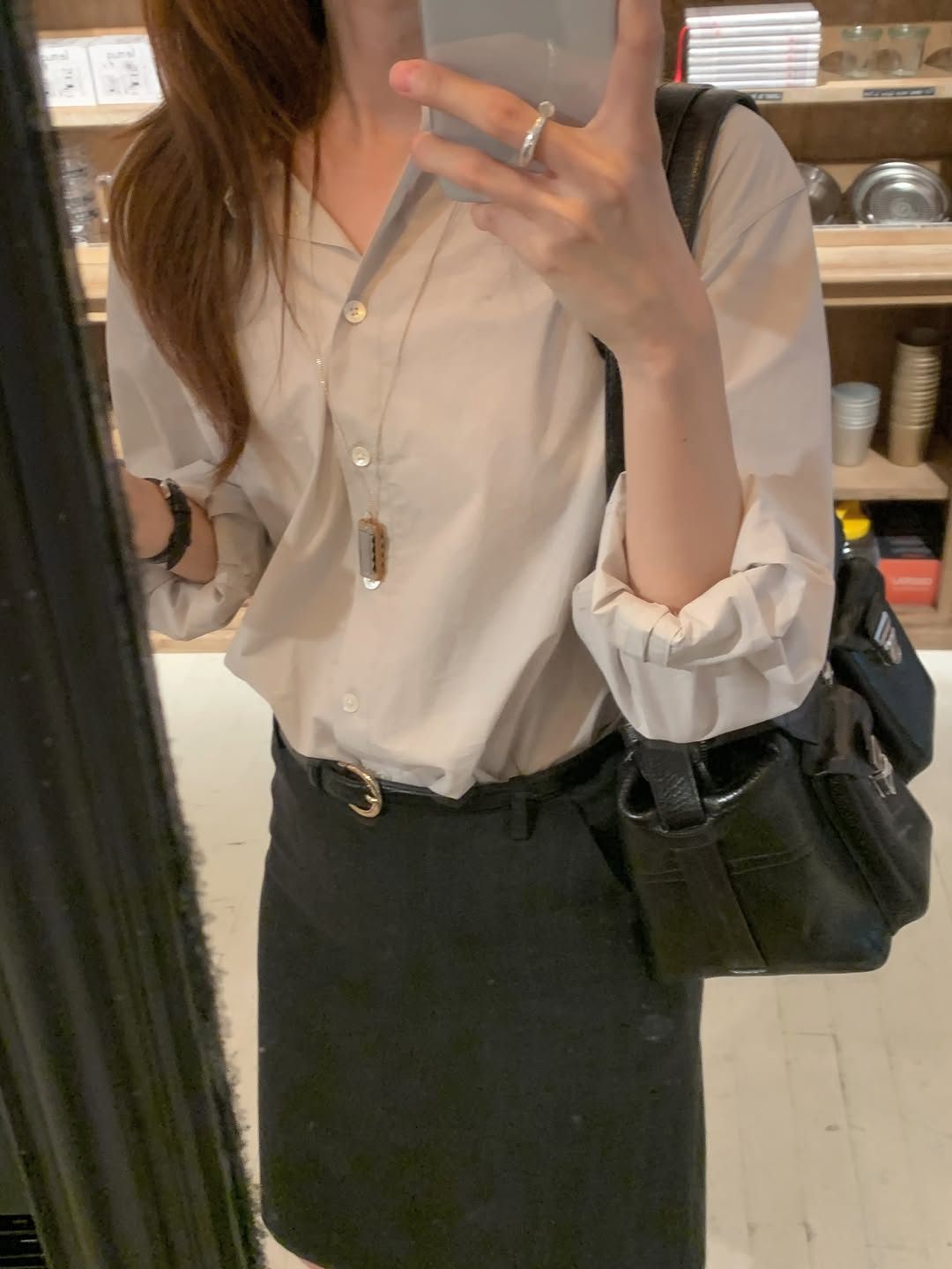 Claire silk cotton shirt-5col