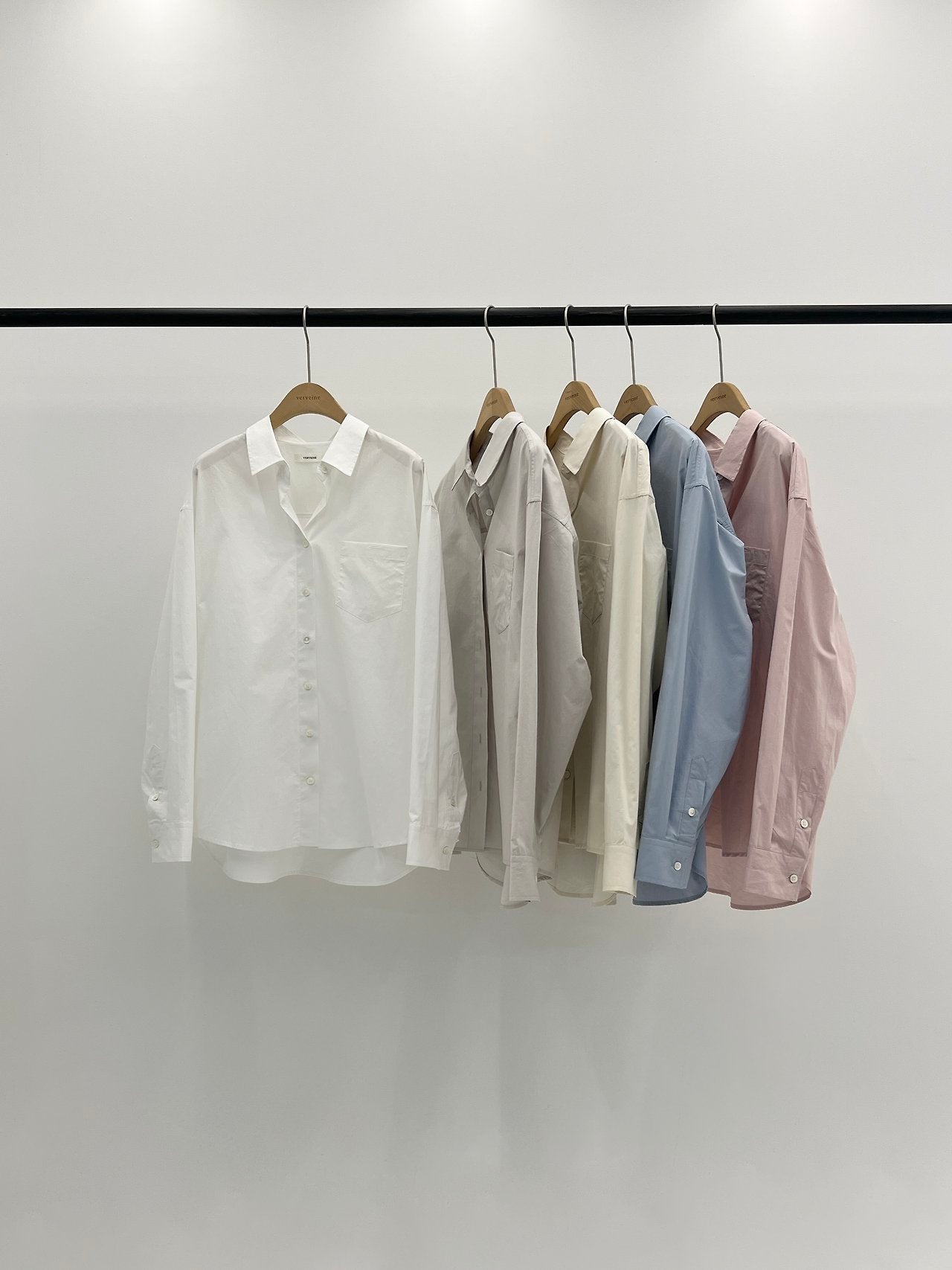 Claire silk cotton shirt-5col