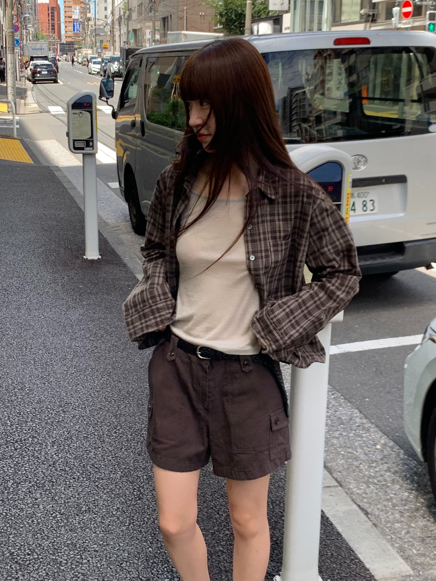checkered wire shirt