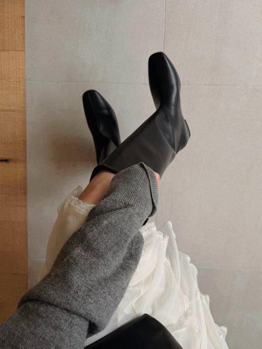 hidden wedge boots.