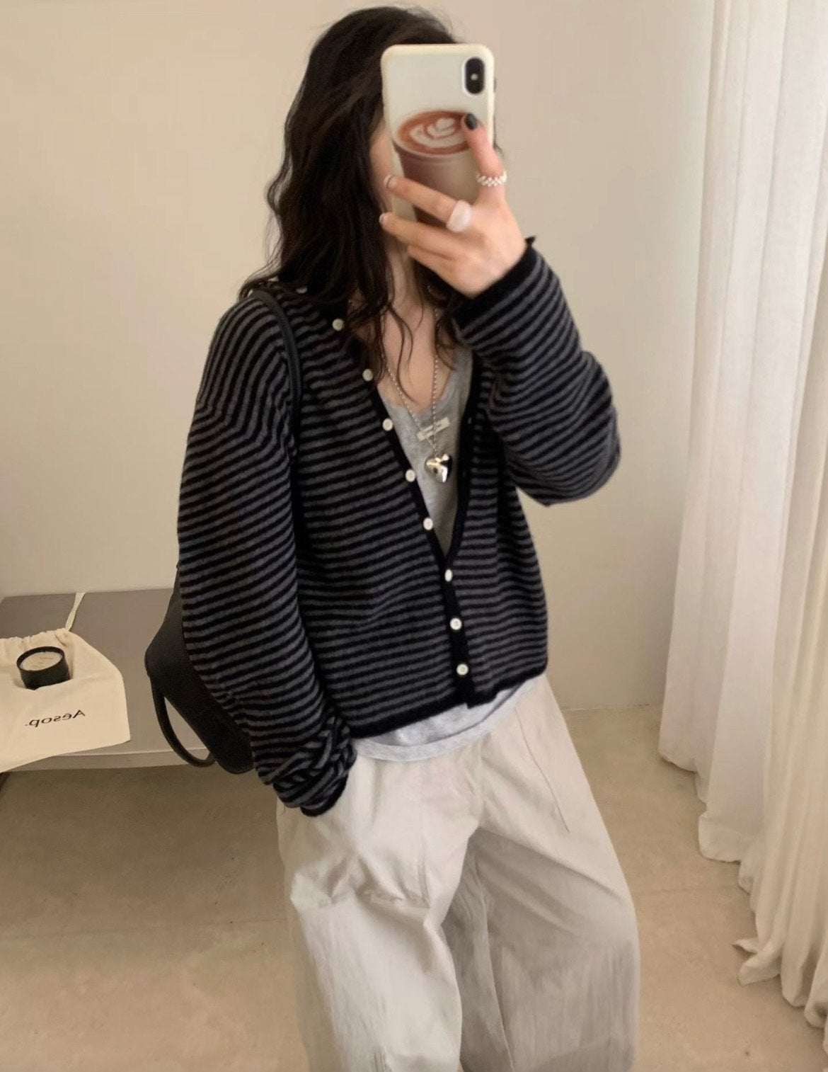 hooded cardigan-3col