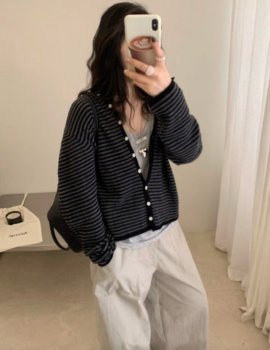 hooded cardigan-3col