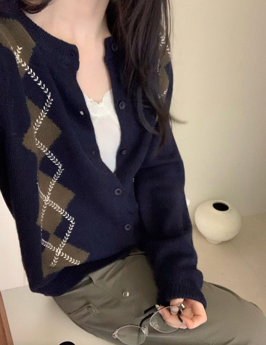 argyle cardigan-3col
