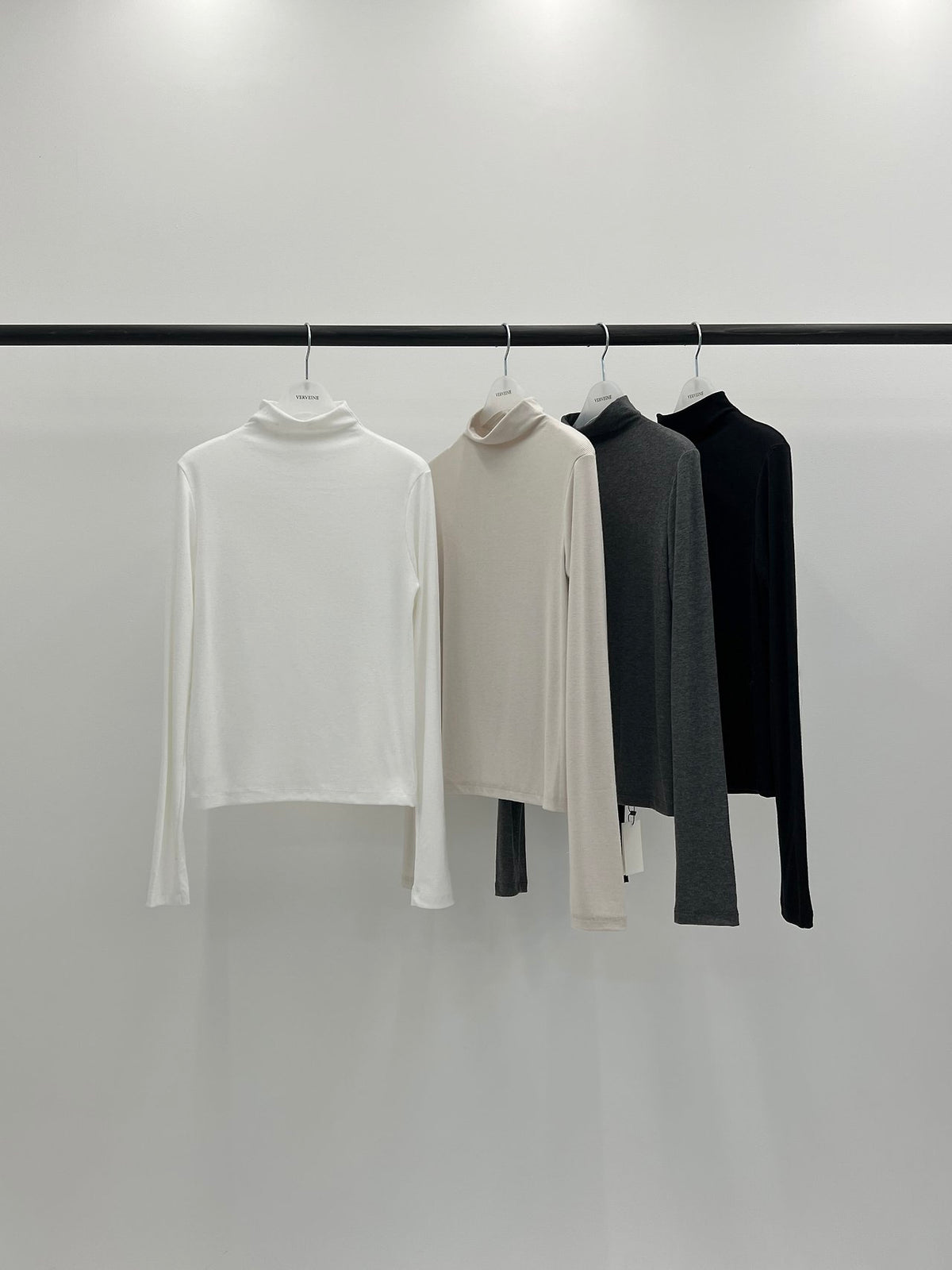 nicole soft turtleneck t-shirt-4col