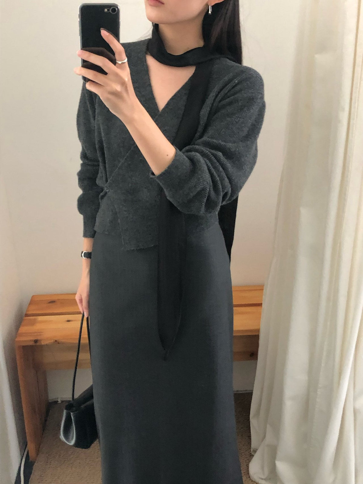 line wrap knit-3col