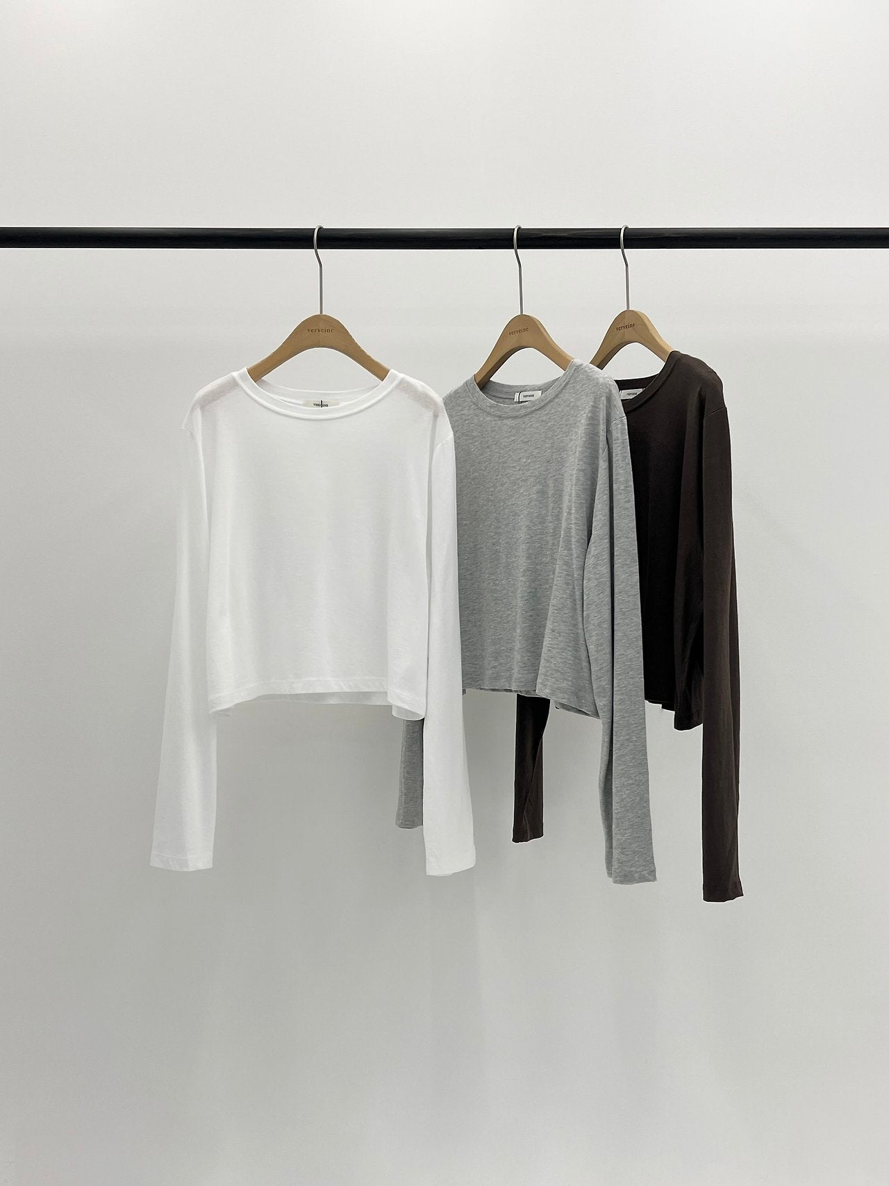 Adele soft modal crop T-3col