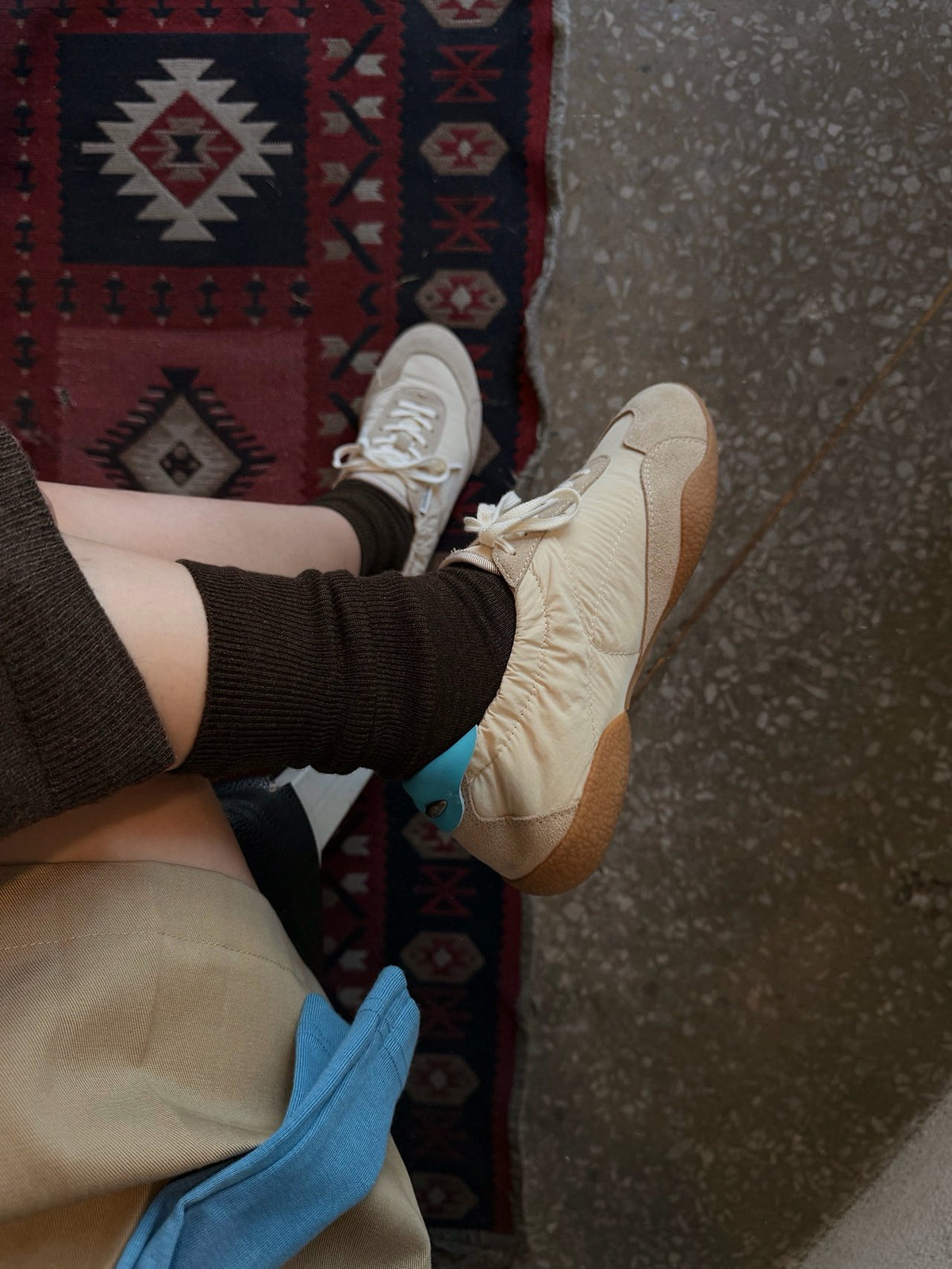 cloud suede sneakers-2col