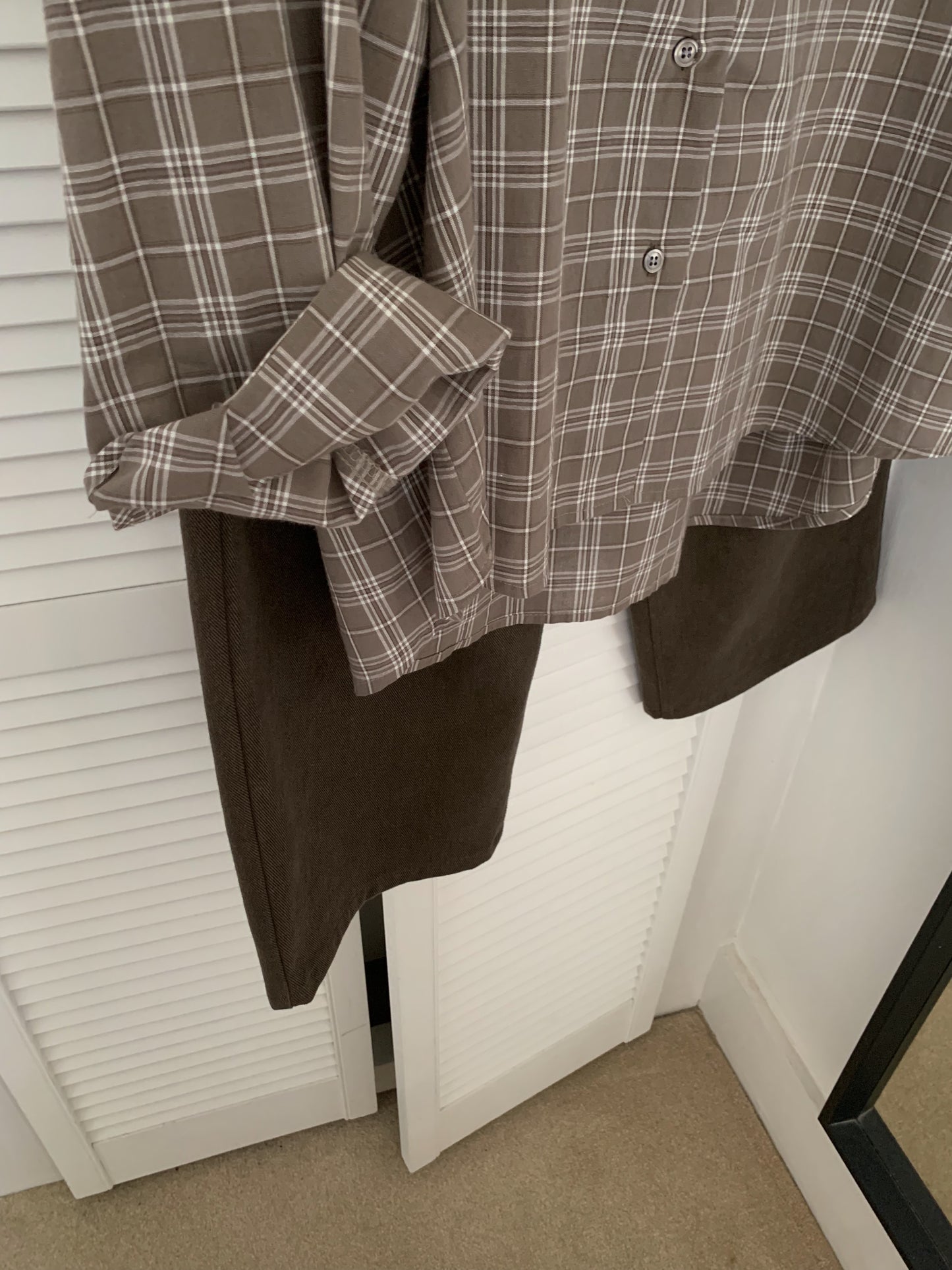 liter ray check shirt
