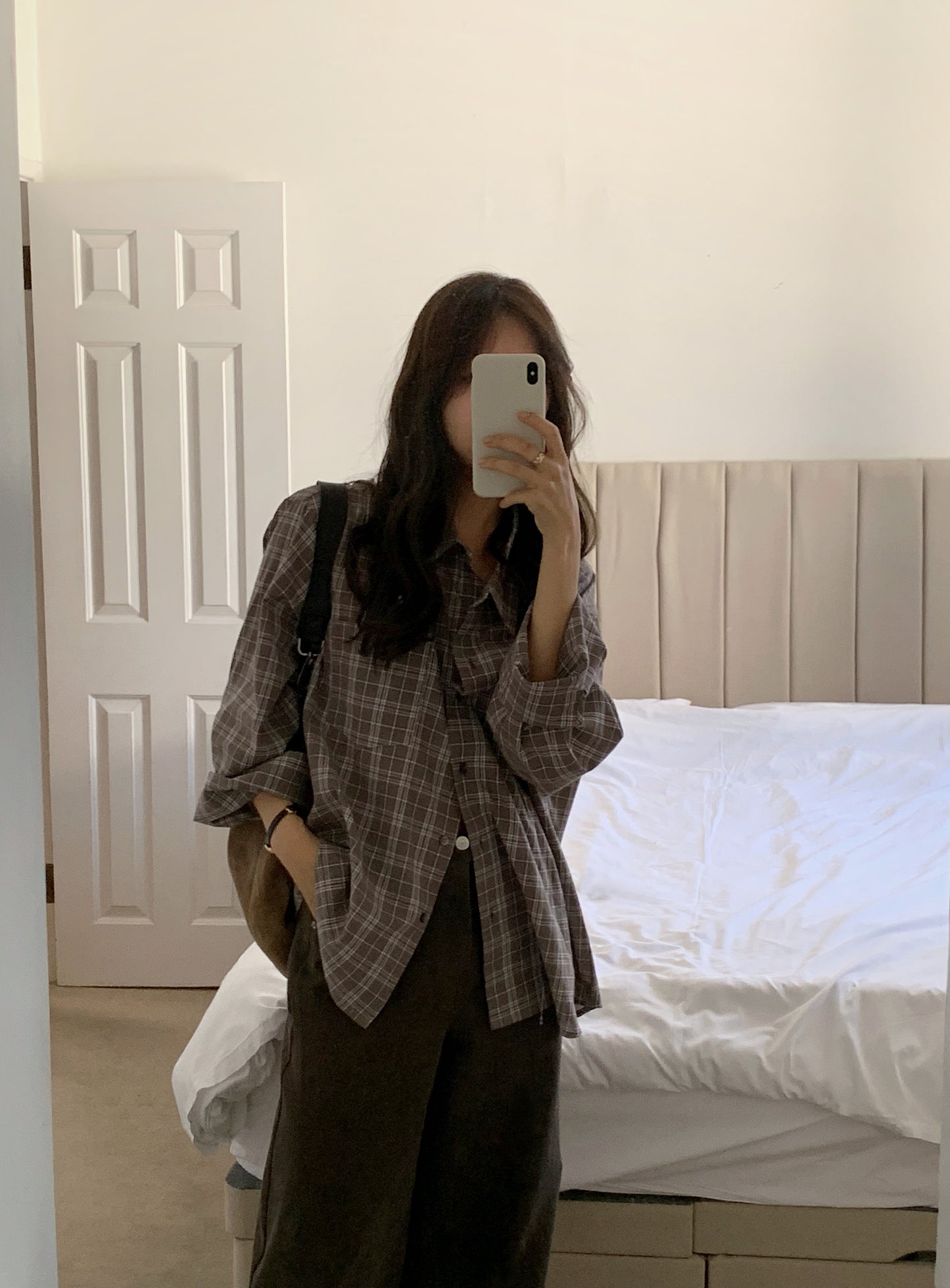 liter ray check shirt