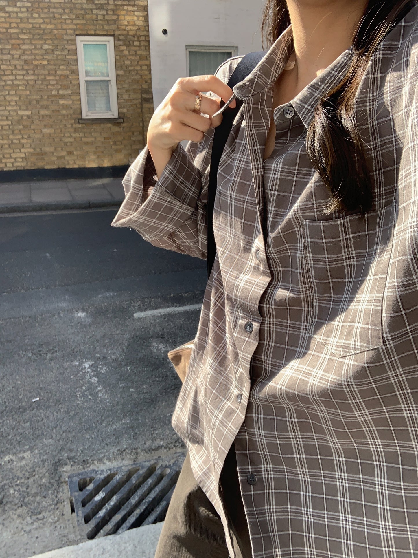 liter ray check shirt