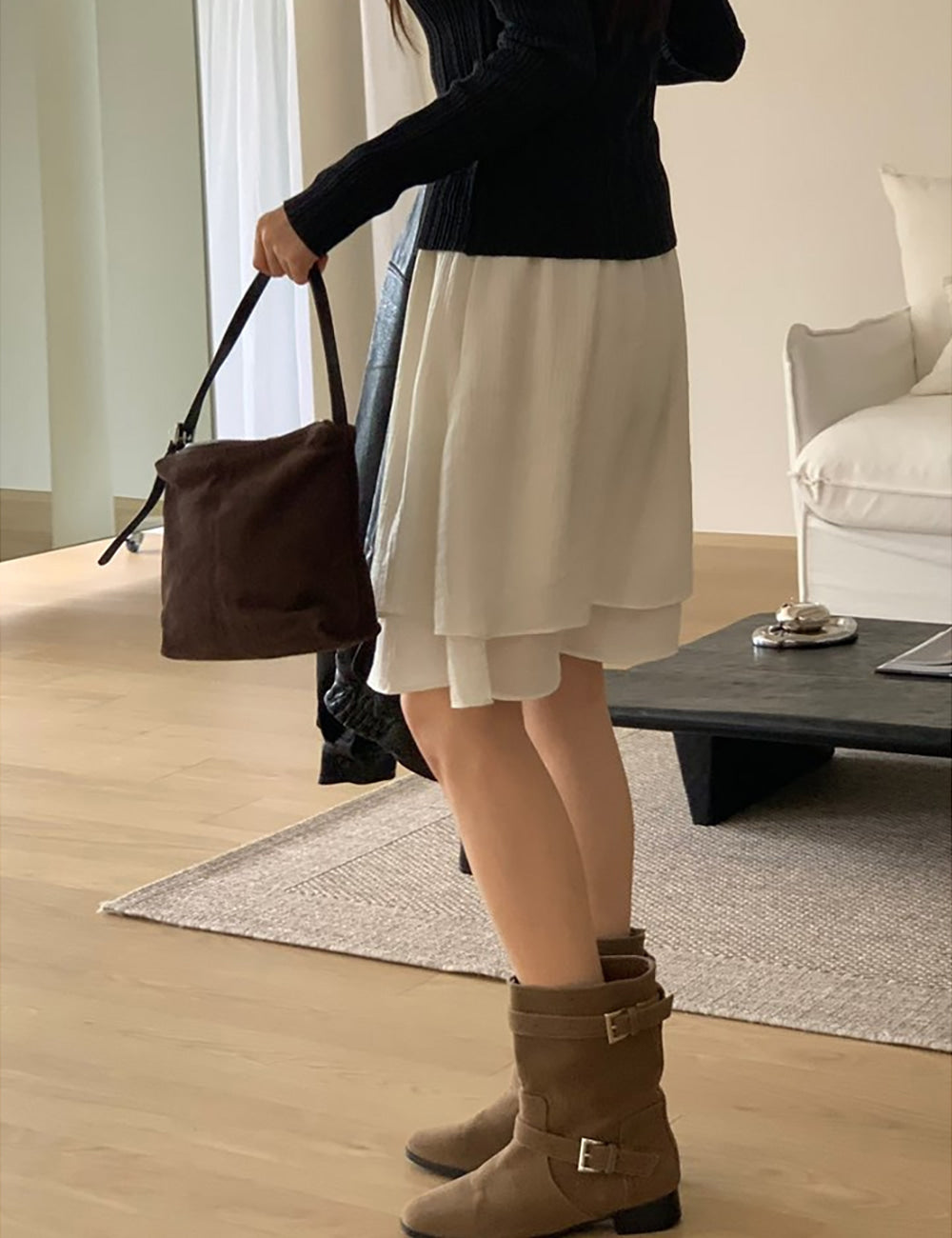 Yuzu skirt-2col