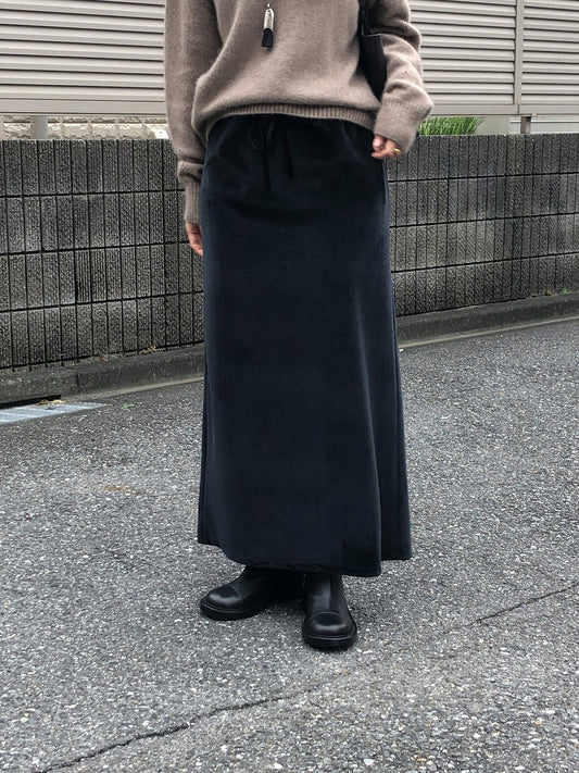 Boa long skirt-3col