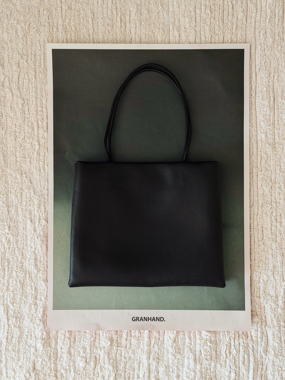 Lamb leather laptop bag