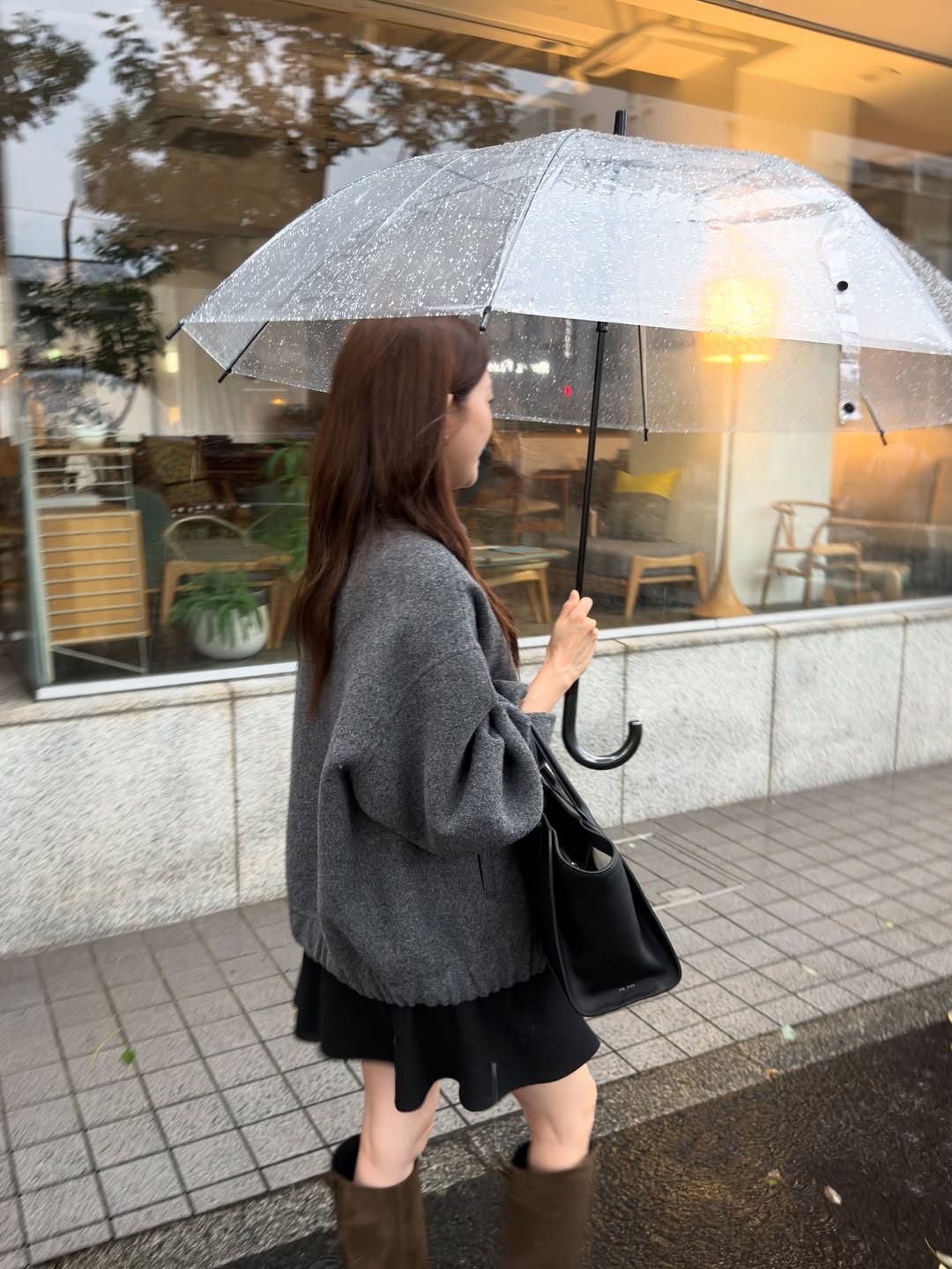 delphine wool handmade blouson-2col