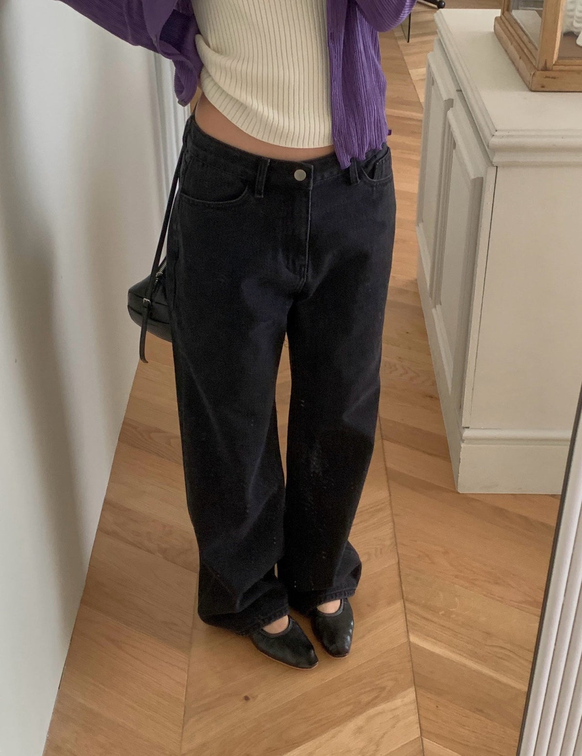 black denim