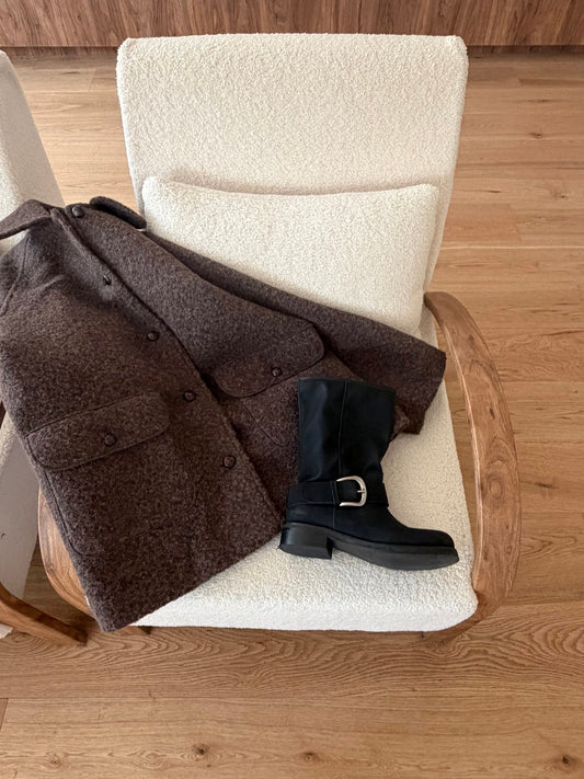 Soft-Folding Half Boots
