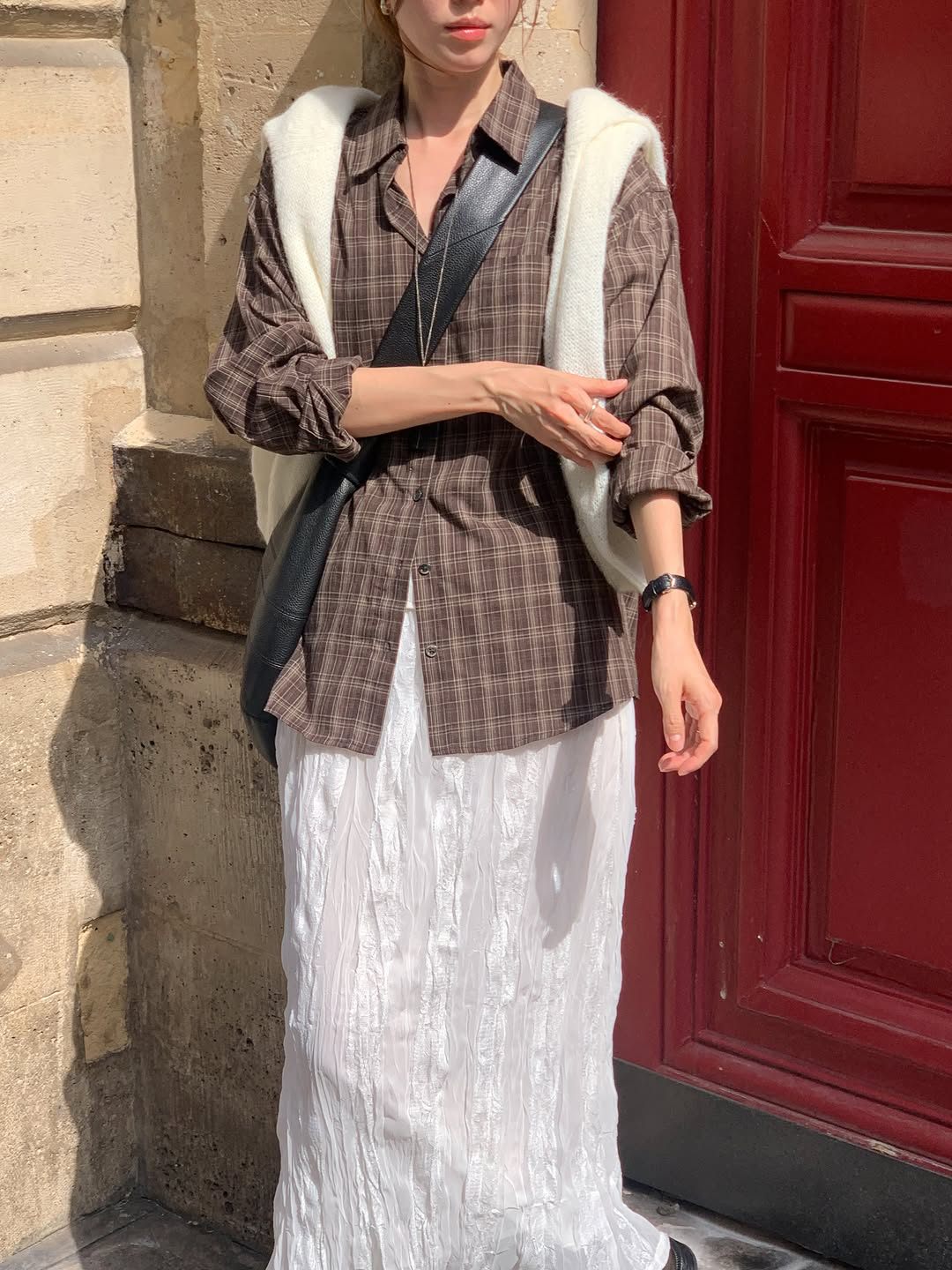 Daphne check shirt