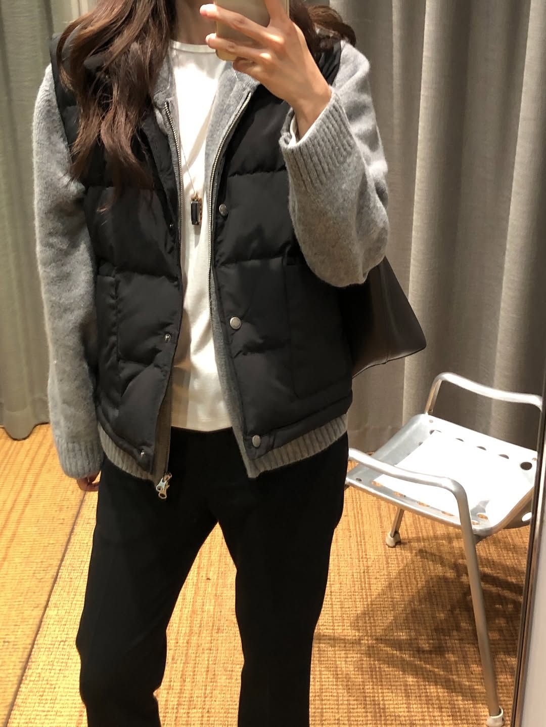 bloom duckdown vest-3col