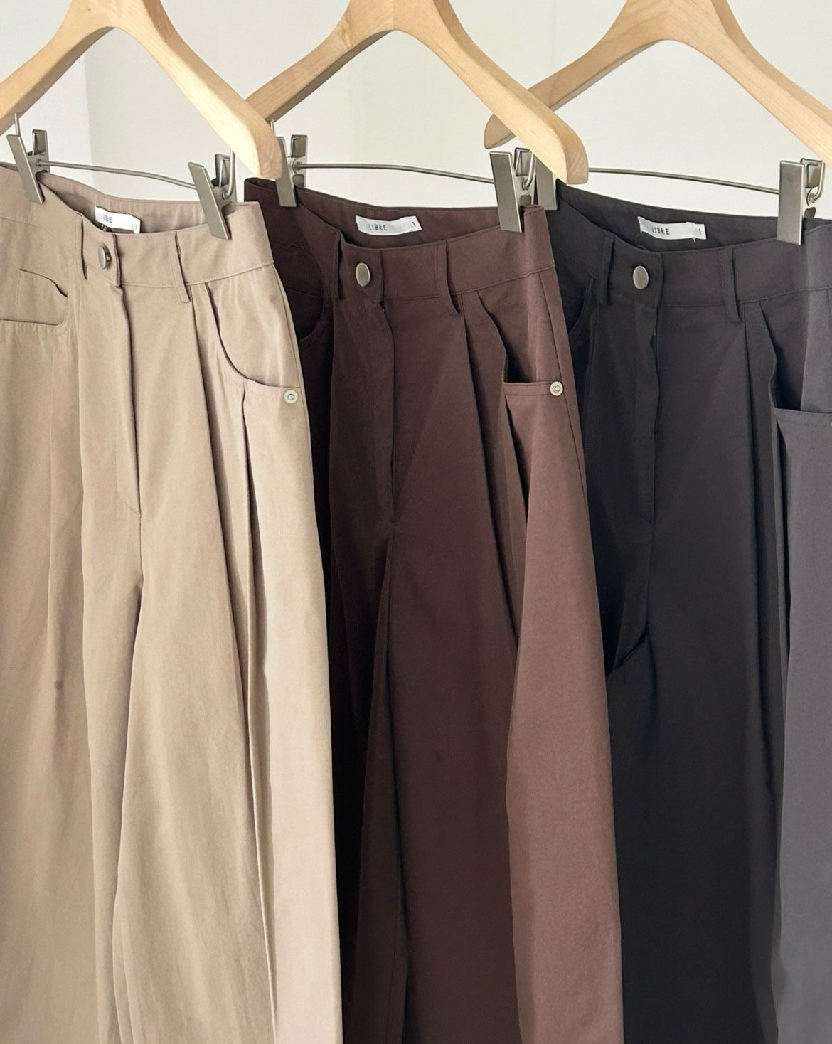 tony cotton pants-2col