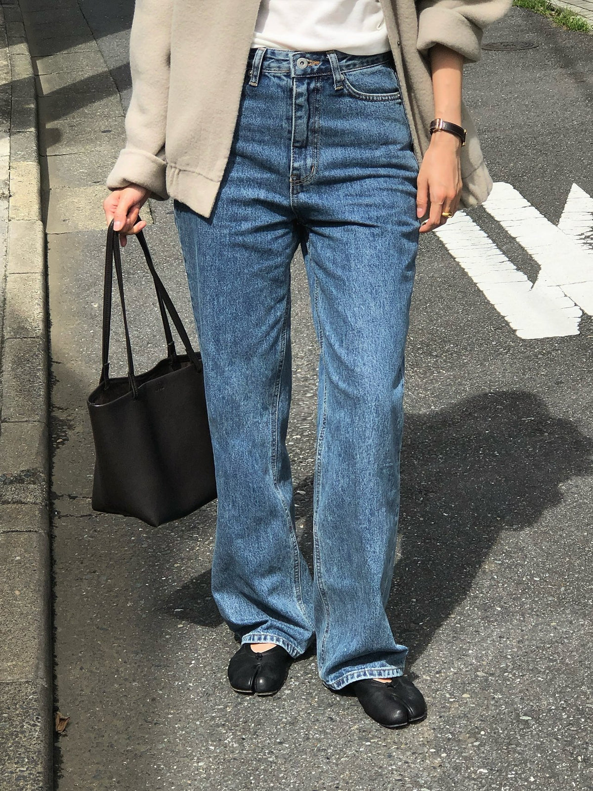 lien straight-fit denim