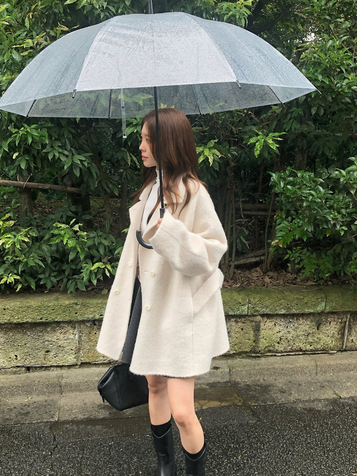 colette boucle handmade coat-2col