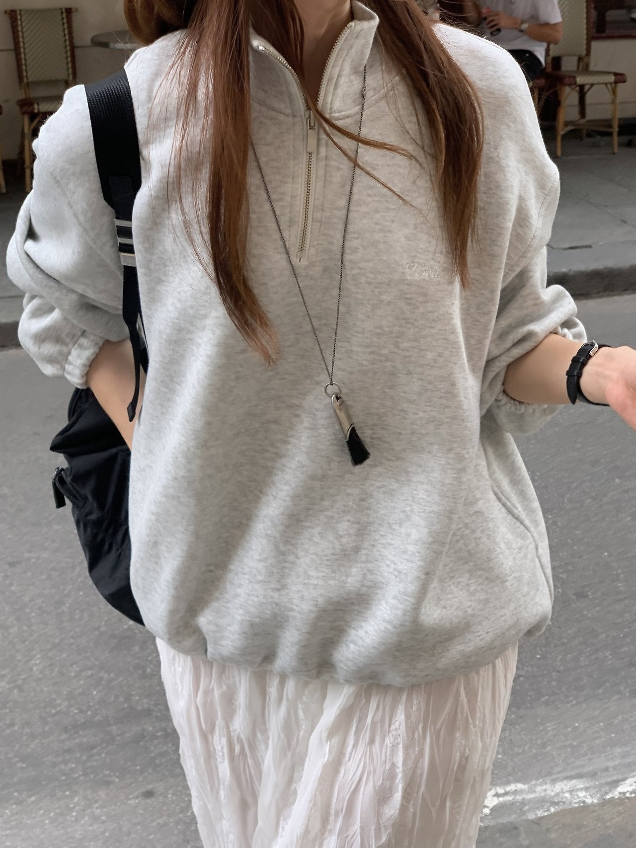 Rocher half zip-up MTM-2col